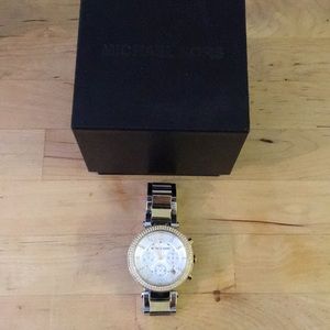 Michael Kors two-toned watch